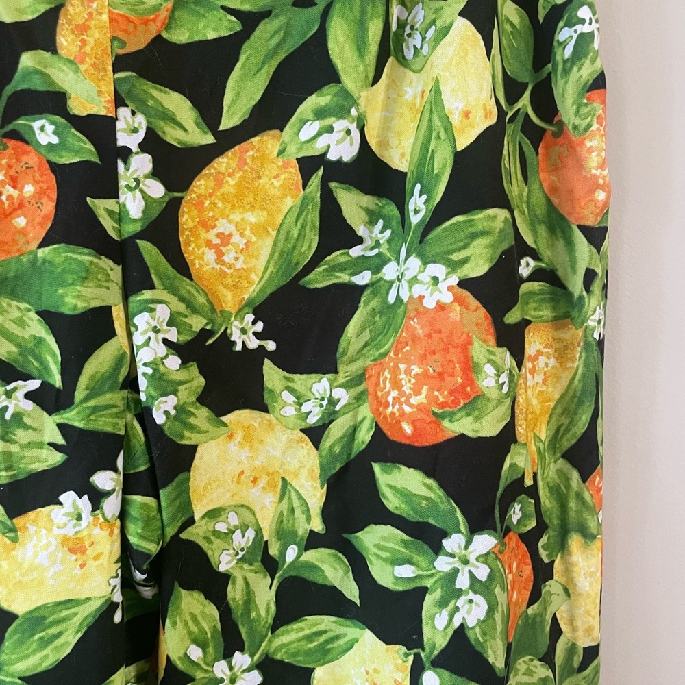 🍊🍋 Citrus print capri pants - Picture 2 of 7